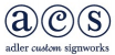 Adler Custom Signworks Logo