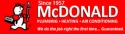 McDonald Plumbing, Heating & Air Conditioning Logo