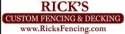 Rick's Custom Fencing & Decking Logo