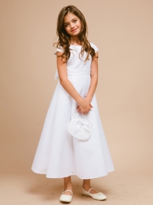 My Girl Dress - classic-a-line-satin-communion-dress