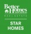 Better Homes and Gardens Real Estate Star Homes Logo